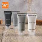Empty Cosmetic Packaging Plastic Soft Squeeze Hotel Body Lotion Shampoo Conditioner Body Wash Tube Set