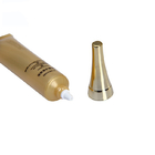 15ml 20ml 30ml custom squeeze soft sample Plastic Long Nozzle Eye Serum cream cosmetic Tube with plating lid