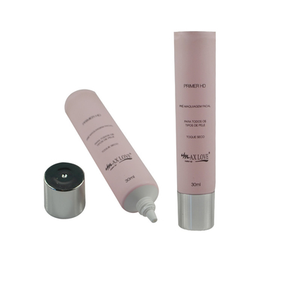 30ml35ml40ml45ml50ml soft plastic tubes squeeze cosmetic empty eyecream frosted colored pink tube custom packaging with