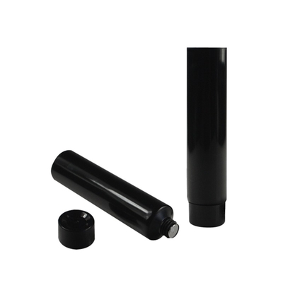 Custom Printed LOGO Empty Tube Cosmetic Black White Skin Care Oil Lotion Matte Transparent Plastic Tube 60ml80ml100ml120