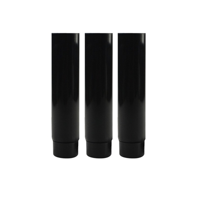 Custom Printed LOGO Empty Tube Cosmetic Black White Skin Care Oil Lotion Matte Transparent Plastic Tube 60ml80ml100ml120