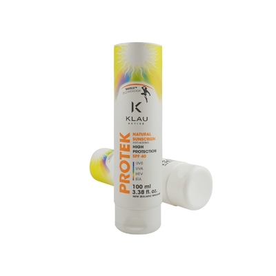 custom cosmetic packaging tube plastic empty recyclable eco friendly skin care lotion shampoo Sunscreen face cream  tube