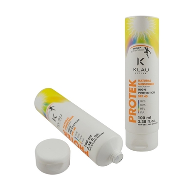 custom cosmetic packaging tube plastic empty recyclable eco friendly skin care lotion shampoo Sunscreen face cream  tube