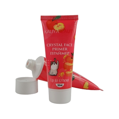 30ml50ml factory custom facial cleanser PE plastic tube container cosmetic soft empty tube packaging black tube