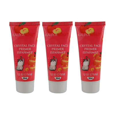 30ml50ml factory custom facial cleanser PE plastic tube container cosmetic soft empty tube packaging black tube