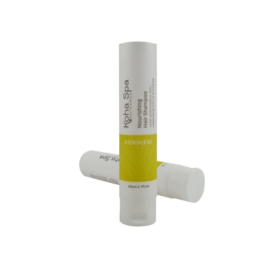 Printing LOGO PE Tube Hotel Set Shower Gel Body Lotion Conditioner Empty Plastic Tube Cosmetic Packaging Tube