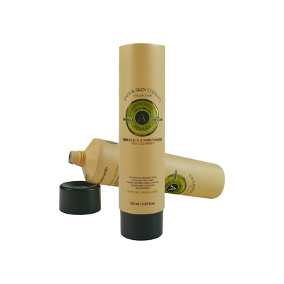 custom empty facial cleanser lotion cream packaging tubes for plastic aluminum Gold Silver plastic extrusion layer tube
