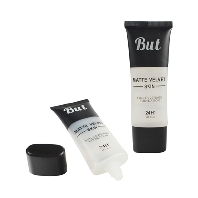 Empty soft plastic packing tubes BB cream biodegradable refillable sunscreen squeeze cosmetic packaging tubes
