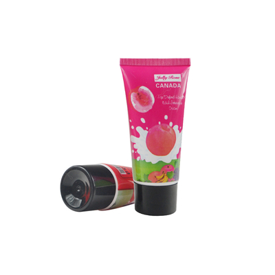 Custom printed LOGO 50ml100ml150ml biodegradable plastic tube container lotion cosmetic empty soft packaging tube