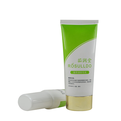 Custom200ml 250ml 300ml empty hand cream sunscreen lotion cosmetics squeeze packaging black/white plastic soft tube cont