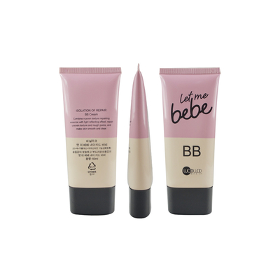 squeeze wholesale printing LOGO pe empty cosmetics lotion tube 40g 60g 80g 100g 120g bb cream plastic tube packaging con
