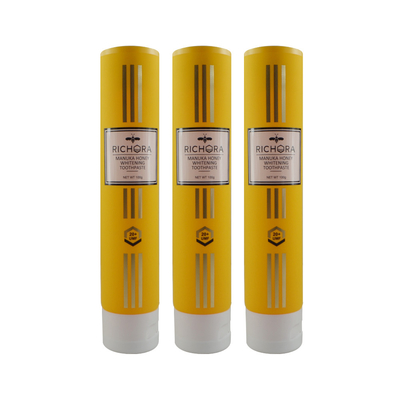 Printed oval hand cream plastic squeeze tube customized cosmetics sunscreen lotion packaging 75ml 100ml empty container
