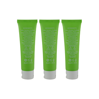 Factory customized extrusion wholesale PE cosmetics concealer sunscreen bb cream lotion tube elliptical plastic tube pac