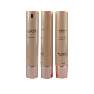 Custom empty hand eye packaging bb cream tubes skincare squeeze cosmetic plastic tube for cosmetics container