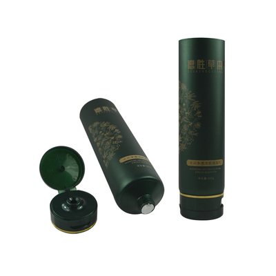 Eco Friendly Biodegradable Plastic hand BB cream body lotion flip top cosmetic plastic squeeze tube packaging