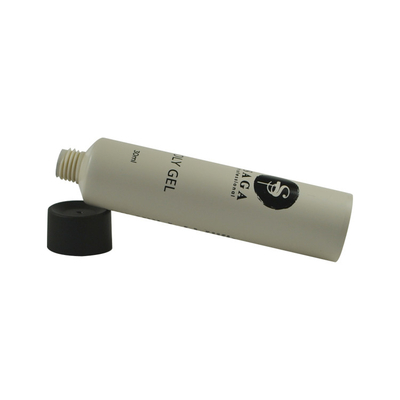 50 100 ml cosmetic container hand cream packaging bamboo lid long cosmetic plastic tube