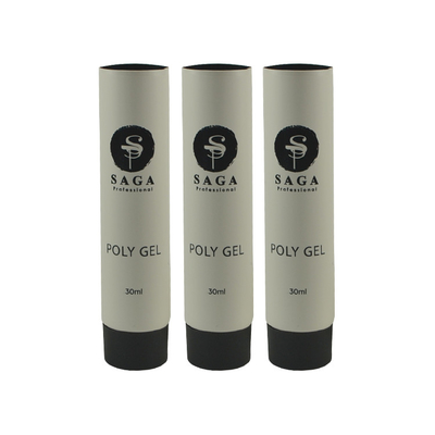 50 100 ml cosmetic container hand cream packaging bamboo lid long cosmetic plastic tube