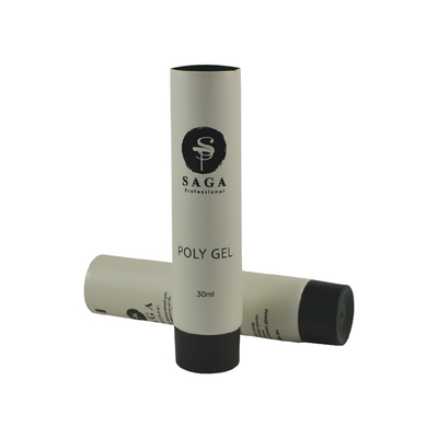 50 100 ml cosmetic container hand cream packaging bamboo lid long cosmetic plastic tube