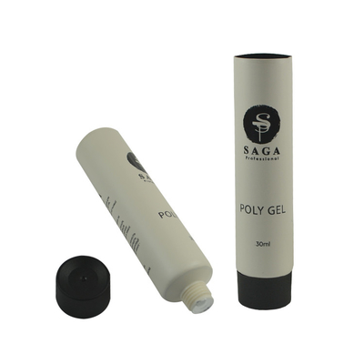 50 100 ml cosmetic container hand cream packaging bamboo lid long cosmetic plastic tube