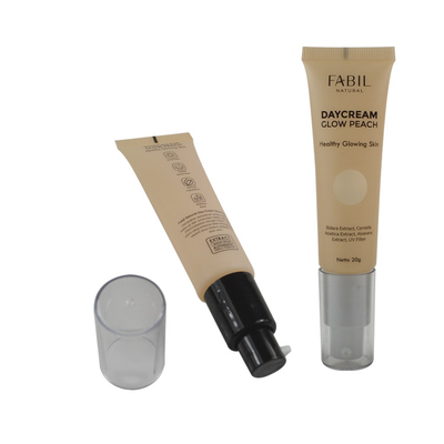white cosmetic tube packaging custom logo hand BB cream body lotion plastic squeeze soft tube