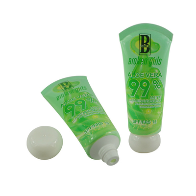 Custom Sun Cream/Facial Cleanser Soft Container Tube For Skincare Squeeze Packaging Plastic PE Cosmetic Tube