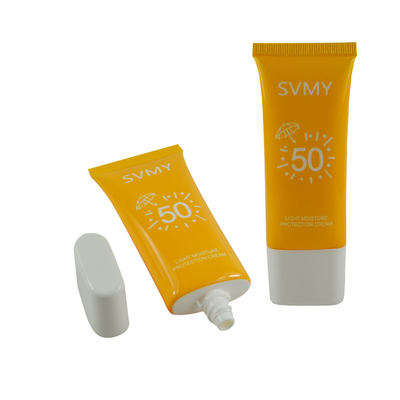 empty collapsible hand cream aluminum laminated lotion tube cosmetic packaging tube