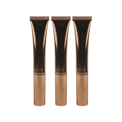 Empty Clear Refillable Travel Plastic Matte Cosmetic Squeeze Tube Plastic Tube Packaging For Cream