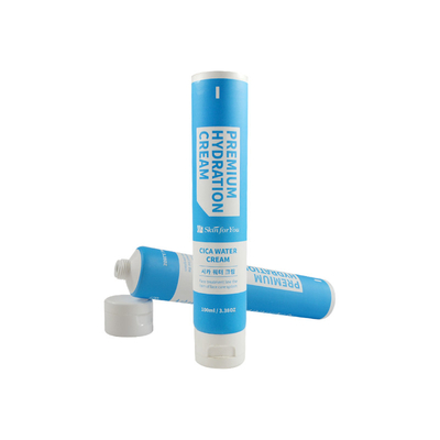 cosmetic packaging empty cream lotion 10g 30g 50g 100g plastic PE soft tube with pp screw cap