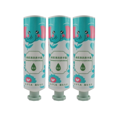 100% Recyclable Plastic-free Collapsible Tubes Cosmetics Conditioner Shampoo Tubes with screw flip top cap