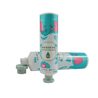 100% Recyclable Plastic-free Collapsible Tubes Cosmetics Conditioner Shampoo Tubes with screw flip top cap