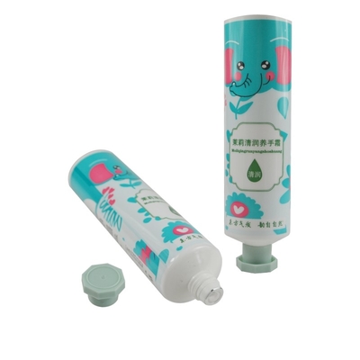 100% Recyclable Plastic-free Collapsible Tubes Cosmetics Conditioner Shampoo Tubes with screw flip top cap