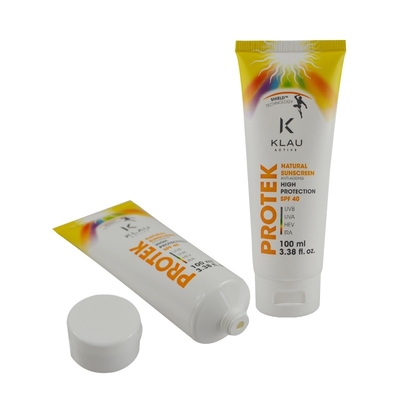 foil hot stamping empty aluminum laminated tube cosmetic tube packaging
