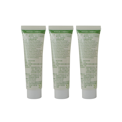 Cosmetic squeeze soft black packaging tube printing for bath gel body cream