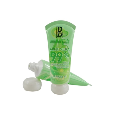 Wholesale New style 2 in 1 make up Plastic tube with mirror flip lid for BB cream foundation