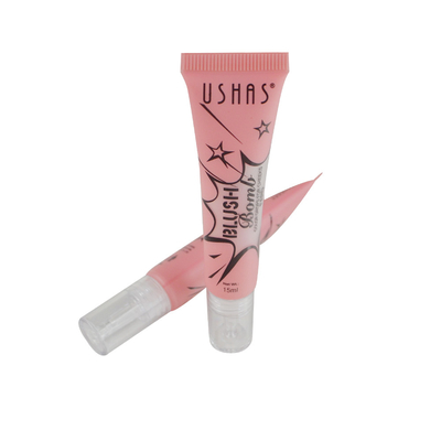 custom bb cream empty soft laminated tube oval face wash sunscreen plastic tubes for cosmetics packaging