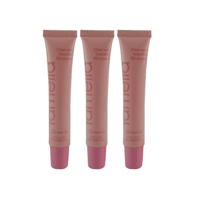 High quality custom PE plastic cosmetic container packaging soft tube for facial cleaner/lotion with flip lid