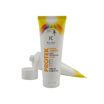 Custom Logo Print Cosmetic Empty Squeeze Soft Tubes For Skincare Lotion Hand Cream Body Face Lotion Sunscreen Plastic Pa