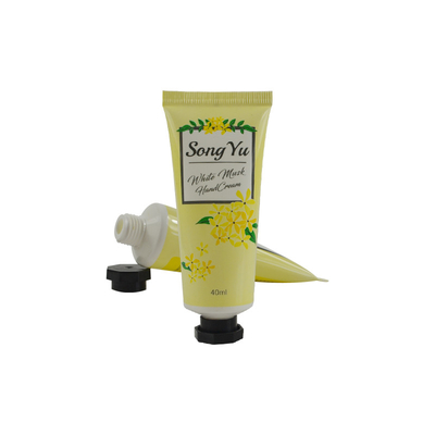 Shampoo cleanser body lotion face cream cosmetic packaging 50ml 60ml 120ml 150ml plastic squeeze tube with bamboo lid
