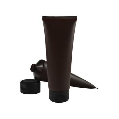 empty pe plastic cosmetic skincare lotion sunscreen squeeze tube packaging with flip top cap