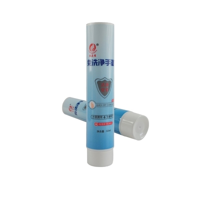 Round Plastic Cosmetic Packaging Tube Transparent Empty Lotion shower gel Personal Tubes With Transparent Flip Top