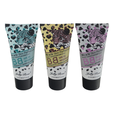 Empty PE Plastic Tubes With Flip Cap For Sunscreen BB Cream Foundation Cream Cosmetic Squeeze Tube Packaging