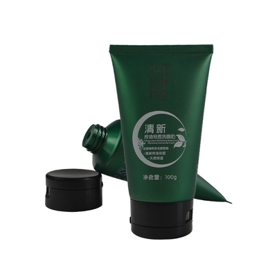Hand cream colored flip top cap matte 2 layer 5 layer soft plastic cosmetics PE tube