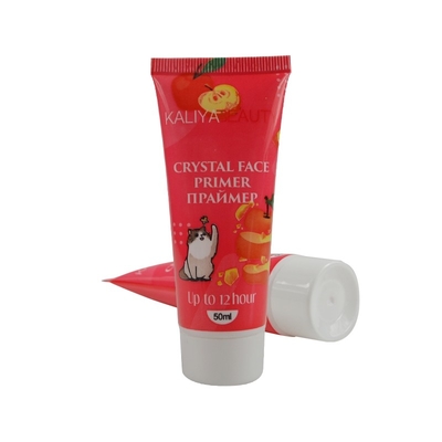 Custom Printed Clear Plastic Slim Lipgloss Tube Container Empty Soft Mate Lip Gloss Squeeze Tubes