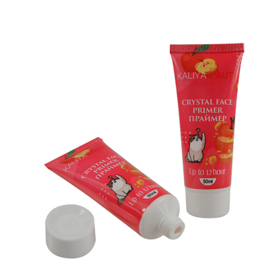 Custom Printed Clear Plastic Slim Lipgloss Tube Container Empty Soft Mate Lip Gloss Squeeze Tubes