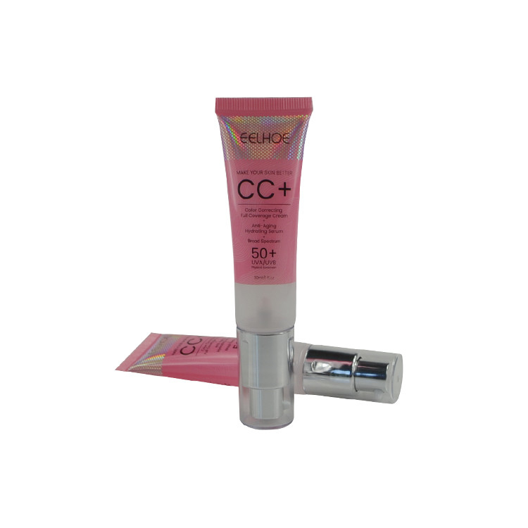 Flip cap 50ml 60ml 100ml 120ml 150ml empty plastic white tube cosmetic containers